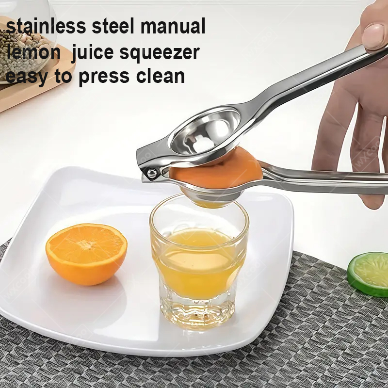 Citrus Juicer Bar - レモン絞り器 キッチン用品 ステンレス製 手動柑橘類ジューサー レモンフルーツプレス オレンジジューサー