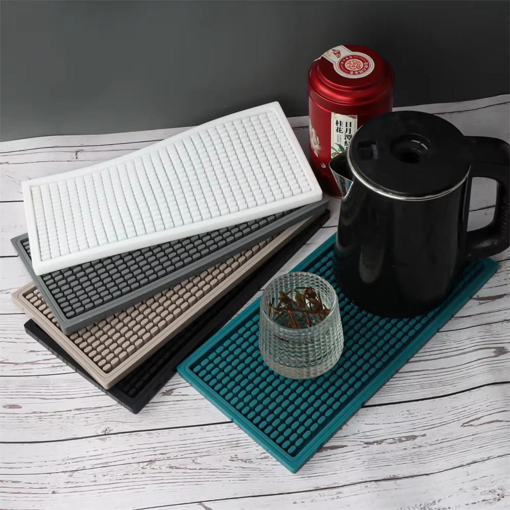 シリコン製コーヒーバーマット、滑り止めゴム製ドリップトレイ、 - Bar Mat Rubber のレビューと価格
