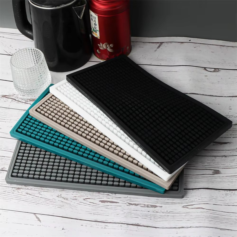 シリコン製コーヒーバーマット、滑り止めゴム製ドリップトレイ、 - Bar Mat Rubber のレビューと価格