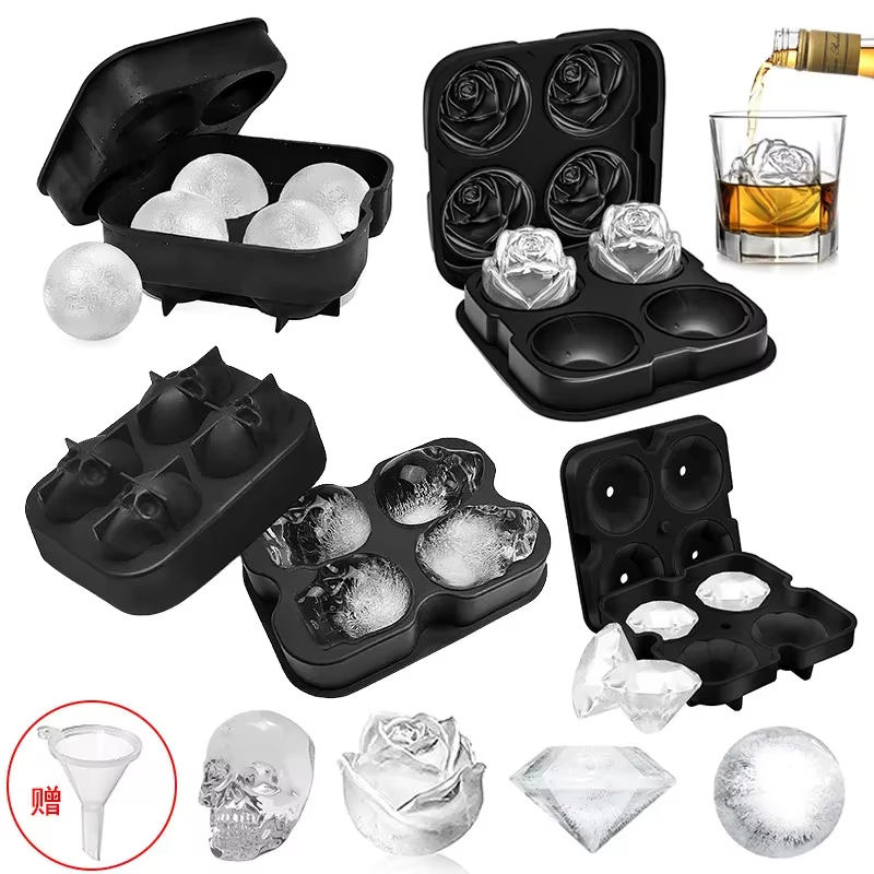 取り出しやすいトレイ ウイスキーパーティー用品に最適 シリコ - Ice Mold Sphere のレビューと価格